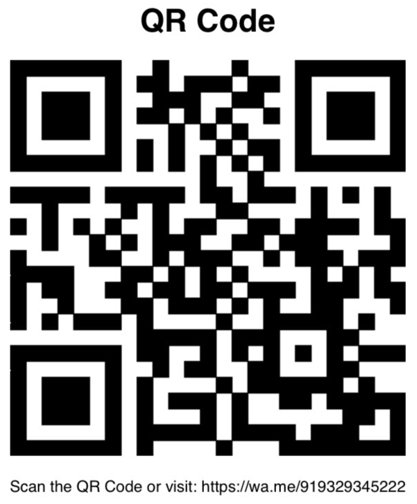 Scan to connect on WhatsApp